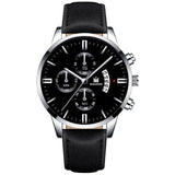 Men Leather Watch New Fashion Quartz Wrist Watches
