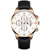 Men Leather Watch New Fashion Quartz Wrist Watches