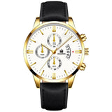 Men Leather Watch New Fashion Quartz Wrist Watches