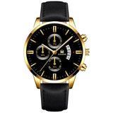 Men Leather Watch New Fashion Quartz Wrist Watches