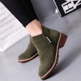 Women's Short Boots Ladies Fashion Ankle Short Boots