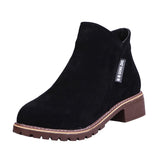 Women's Short Boots Ladies Fashion Ankle Short Boots