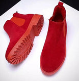 Male High Top Dress Work Shoes