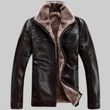 New Men Coat sheepskin men's short Jacket
