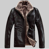 New Men Coat sheepskin men's short Jacket
