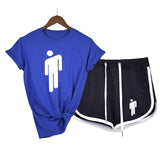 Women Summer Shorts and T-shirt