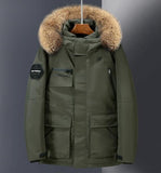 Fur Collar Jacket| Winter Warm Jacket |Zipper Jacket |Detachable Hood Jacket| Hat Jacket| Men Jackets|