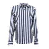 Men's Luxury Long Sleeve Stripped Shirt | Casual Slim Fit Dress Shirt