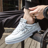 Men Designer Artificial Leather Lace-Up white Shoes