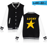 Series Casual Dress Print Lucky Star Tiger And The Astronauts Men Women Jacket Baseball Uniform