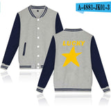 Series Casual Dress Print Lucky Star Tiger And The Astronauts Men Women Jacket Baseball Uniform