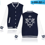 Series Casual Dress Print Lucky Star Tiger And The Astronauts Men Women Jacket Baseball Uniform