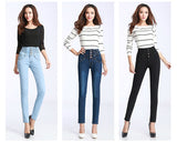 Winter Women Single Breasted Jeans | Women Stylish Jeans