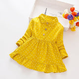 Autumn Dot Print Fashion Kids Princess Dress | Baby Girls | Dress Little girl dress