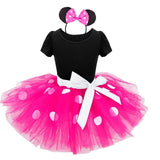 Girls Fancy Mickey Minnie Mouse Dress