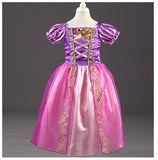 Princess Elsa Anna Dress | Halloween mermaid girl dress | Rapunzel Snow Queen Dresses