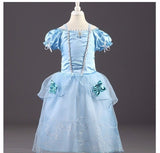 Princess Elsa Anna Dress | Halloween mermaid girl dress | Rapunzel Snow Queen Dresses