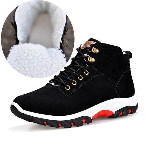 Round Toe Snow Winter Shoes Men Shoes