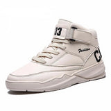 Men Winter Boots Fashion White Casual Leather Sneakers