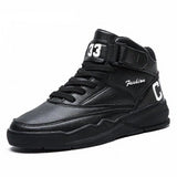 Men Winter Boots Fashion White Casual Leather Sneakers