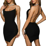 Women Backless Sexy Bodycon Mini Dress | Night Party Sleeveless Dress
