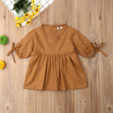 Princess Tutu Dress | Ginger Yellow Dress | Girls Half Sleeve Dress