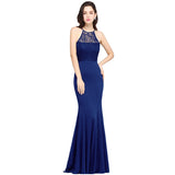 Elegant Royal Blue Mermaid Evening Dress