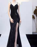 Sexy Sequined Evening Dress