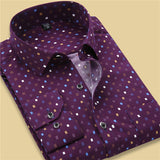 Long Sleeved Mens Shirts |Dot Printed Dress| Floral Shirts |Business Dress Shirts |Men Shirt|