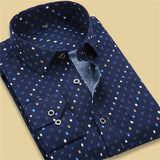 Long Sleeved Mens Shirts |Dot Printed Dress| Floral Shirts |Business Dress Shirts |Men Shirt|
