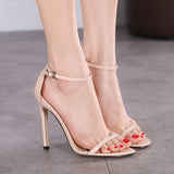 Sexy Wedding High Heels Shoes Woman Sandals
