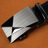 Automatic Buckle Belt| PU Leather Belts| Fashion Belts| Black Belts| Mens Belts|
