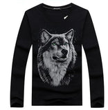 Leisure autumn and winter cotton long sleeved male T-Shirt