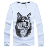 Leisure autumn and winter cotton long sleeved male T-Shirt