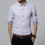 Men's Plaid Business Casual Shirt | Men Design Shirt
