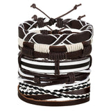 Leaf Leather Men Fashion Bracelet