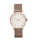Women Metal Mesh Stainless Steel Dress Watches