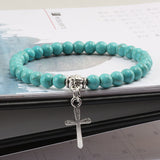 Natural Beads Men Charm Bracelets