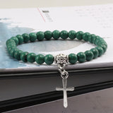 Natural Beads Men Charm Bracelets