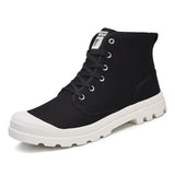 New Canvas Ankle Boots Men Casual Shoes