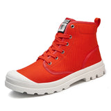 New Canvas Ankle Boots Men Casual Shoes