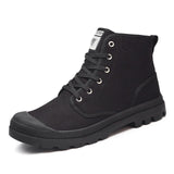 New Canvas Ankle Boots Men Casual Shoes