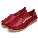 Women flat Shoes Genuine Leather Loafers