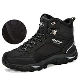 Men Boots Anti-Skidding Men Popular Leather Shoes