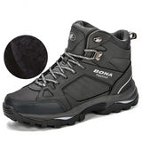 Men Boots Anti-Skidding Men Popular Leather Shoes