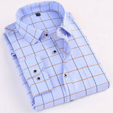 Polka Dot Men Shirt Long-Sleeved Casual Shirts