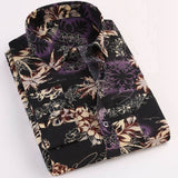 Polka Dot Men Shirt Long-Sleeved Casual Shirts