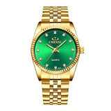 Men Gold Watch Male Stainless Steel Quartz Golden men's Wristwatches