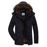 Cotton Hooded Winter Jacket Men Warm Hooded Jackets