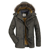 Cotton Hooded Winter Jacket Men Warm Hooded Jackets